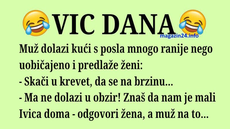 VIC DANA: Mali Ivica na balkonu