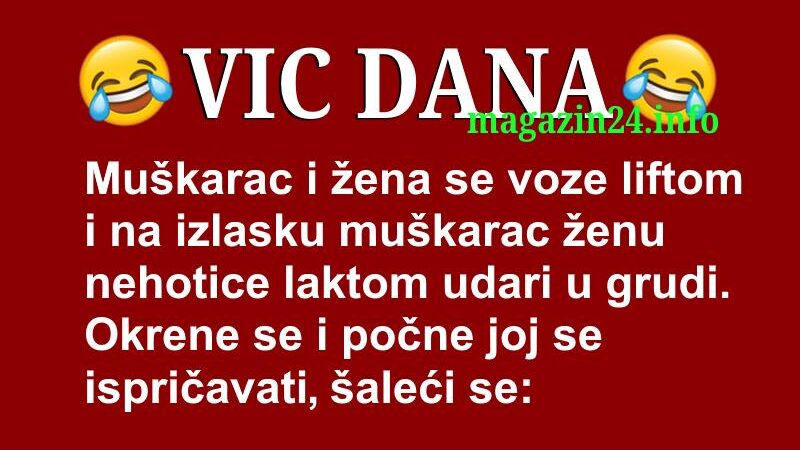 VIC DANA: Laktom joj dodirnuo…