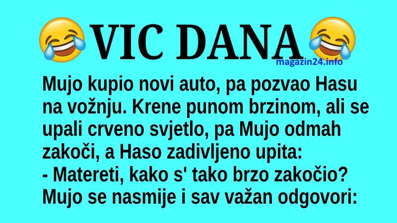 VIC DANA: Mujo kupio novi auto