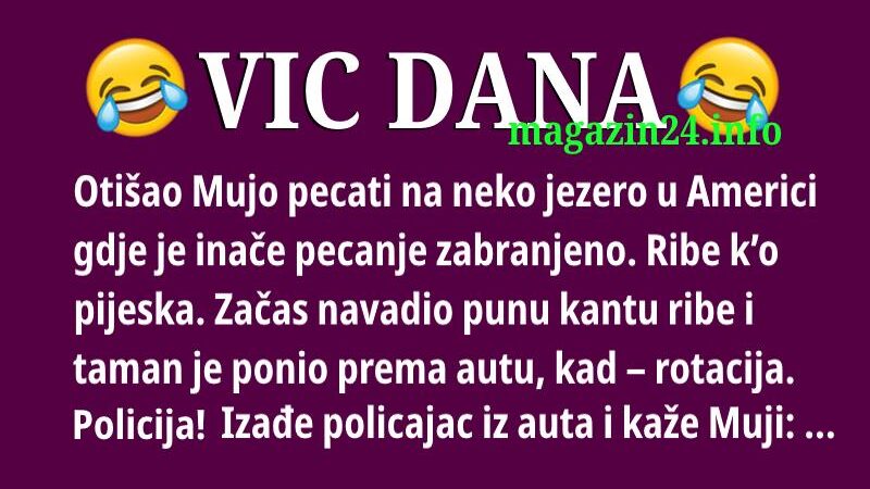 VIC DANA: Mujo na pecanju