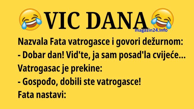 VIC DANA: Nazvala Fata vatrogasce