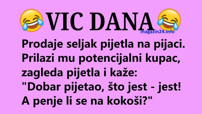 VIC DANA: Prodaja pijetla