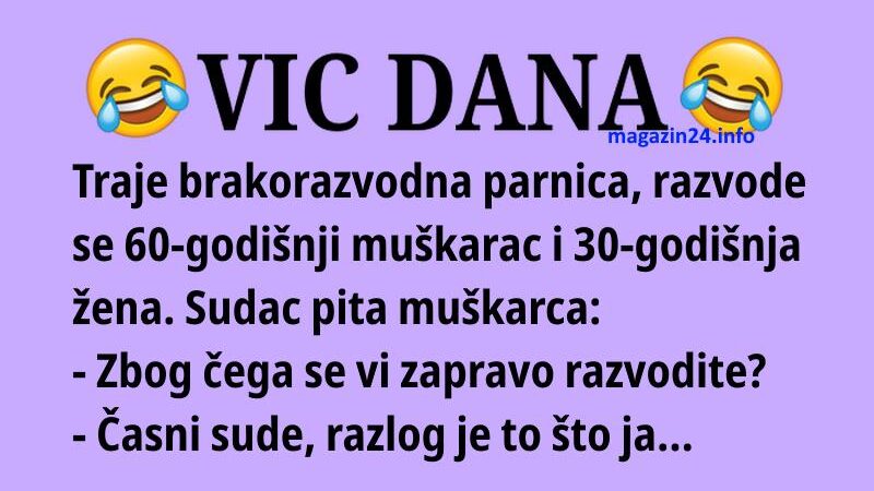 VIC DANA: On može, ona ne može