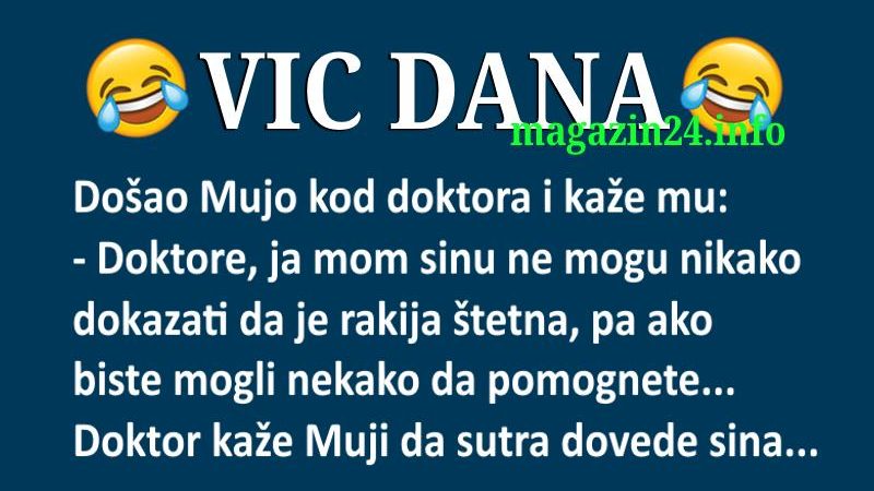 VIC DANA: Dokaz da je rakija štetna